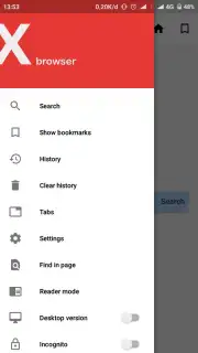 X Web Browser capture 5
