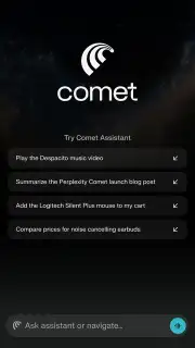 Comet Browser capture 2