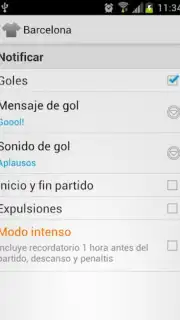 Goals Messenger capture 2