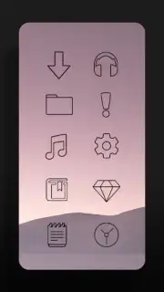 Lines Dark - Icon Pack capture 10