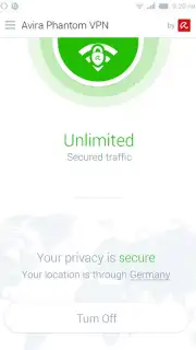 Avira Phantom VPN capture 10