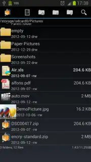AndroZip File Manager capture 4
