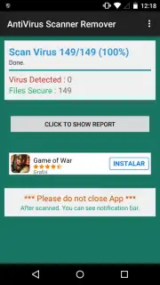AntiVirus Scanner Remover capture 3