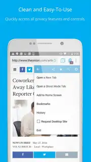 Ghost Browser - Incognito Browsing capture 1