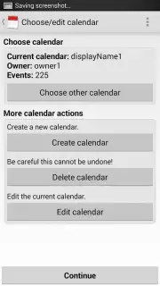 iCal Import/Export 2.4 capture 3