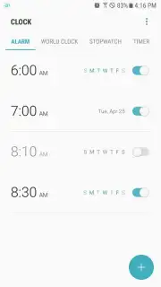 Samsung Clock capture 1