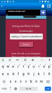 Insta Fb Downloader -Image video downloader capture 3