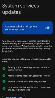 Google Play services capture 2