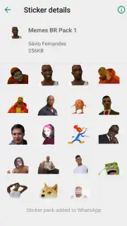 Brazil Funny Memes - Stickers Whatsapp capture 5