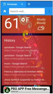 Goo Internet Browser capture 3