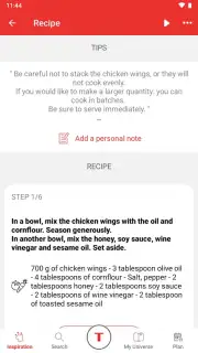My Tefal, cooking together capture 6