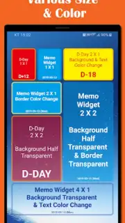 D-Day Counter & Memo Widget capture 8