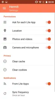 Hermit Lite Apps Browser capture 7
