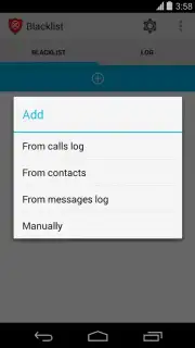 Calls Blacklist capture 4