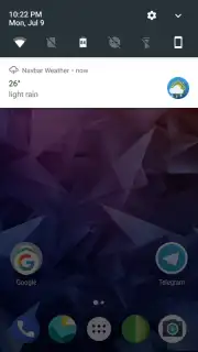 Navbar Weather capture 3
