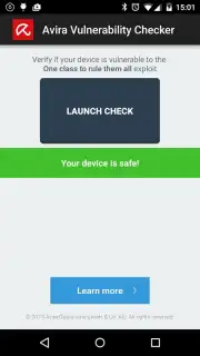 Avira Vulnerability Checker capture 2