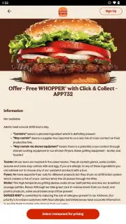 Burger King App: Food & Drink capture 14