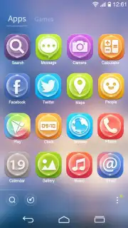 Clean GO Launcher Theme capture 3