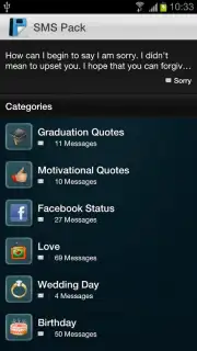SMS Pack capture 3