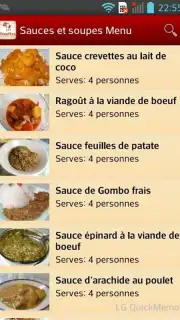 Recettes Africaines capture 3