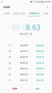 Samsung Clock capture 4