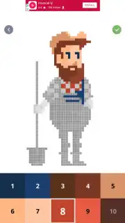 Pixel Art - Color by Number Book capture 10