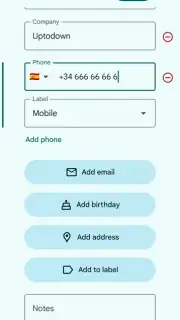 Google Contacts capture 1