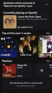 Spotistats for Spotify capture 5