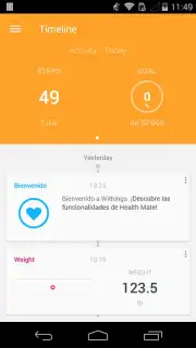 Withings Health Mate capture 2