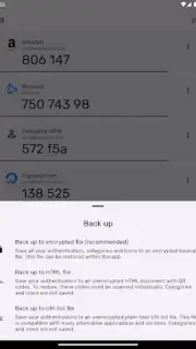 Authenticator Pro capture 2