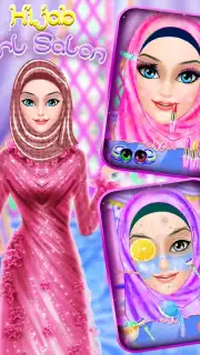 Hijab Girl Salon- Muslim Fashion Princess Makeover capture 2