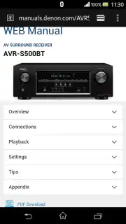 Denon 500 Series Remote capture 1