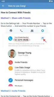 Zangi Messenger capture 3