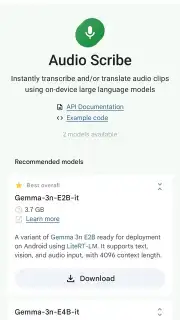 Google AI Edge Gallery capture 13