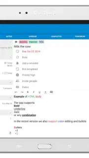 Tasks & Notes capture 7
