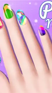 Nail Salon Game Girls Nail art capture 4