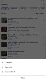 Audible capture 7