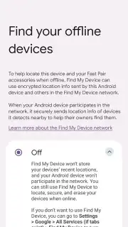 Find My Device capture 2