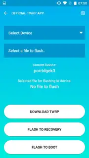 Official TWRP App capture 1