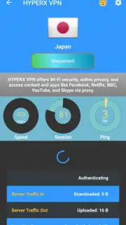 HYPERX VPN capture 5