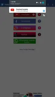 VidGet - YouTube, Insta and TikTok downloader capture 3
