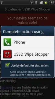 Bitdefender USSD Wipe Stopper capture 2