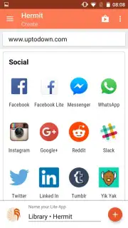 Hermit Lite Apps Browser capture 6