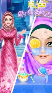 Hijab Girl Salon- Muslim Fashion Princess Makeover capture 4
