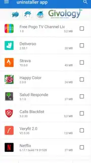 Uninstaller App capture 1
