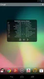 Basketball Livescore Widget capture 19