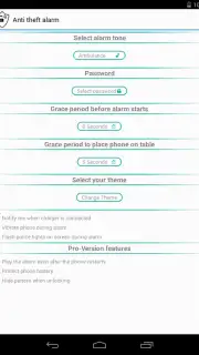 Anti theft alarm capture 5