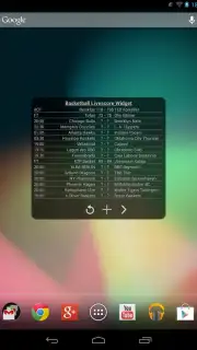 Basketball Livescore Widget capture 21