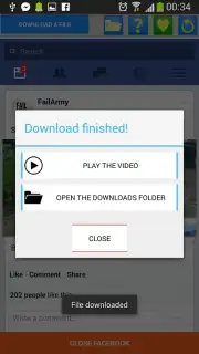 Fast Facebook Video Downloader capture 3