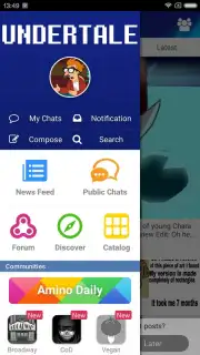 Undertale Amino capture 1